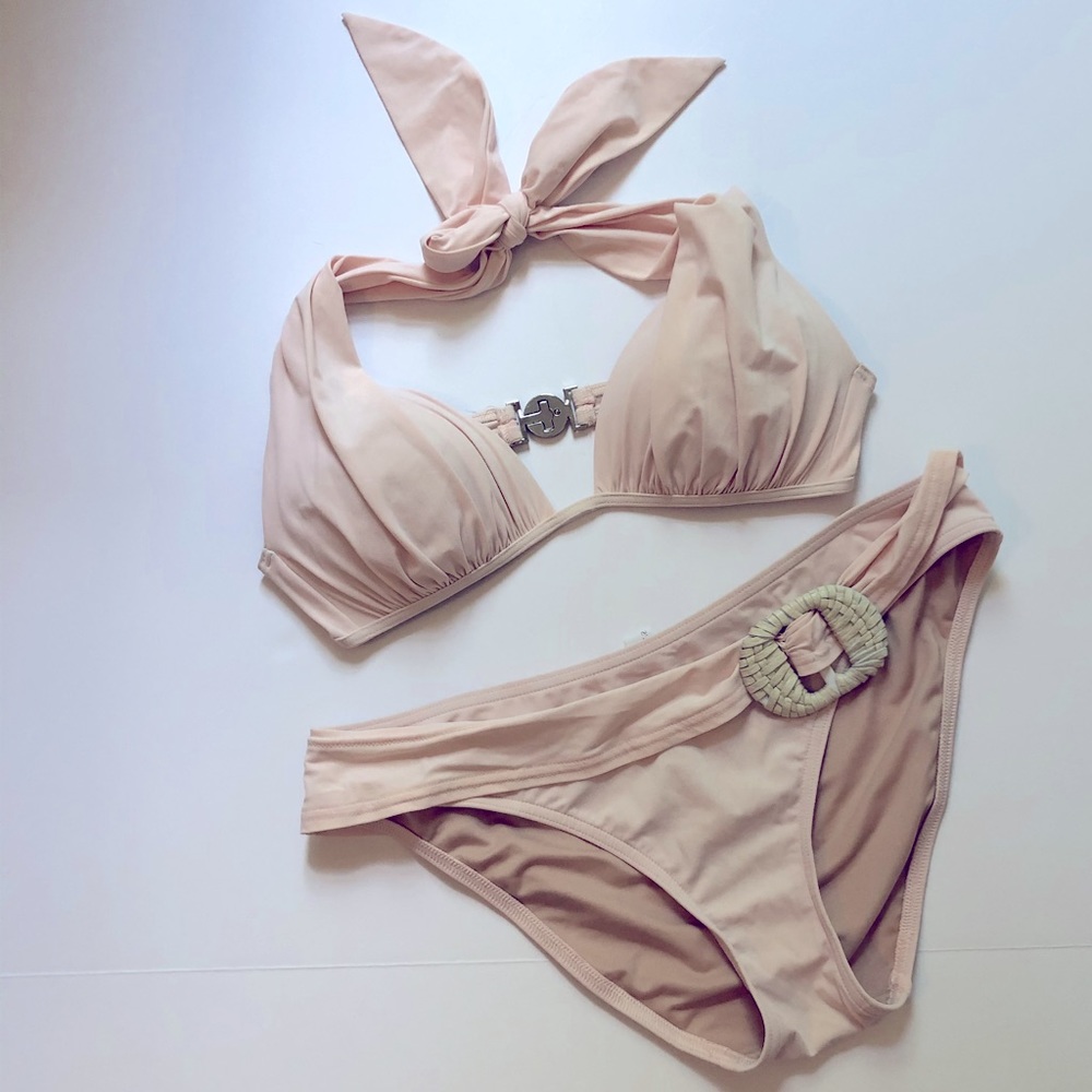 VICTORIAS SECRET BLUSH NUDE BIKINI